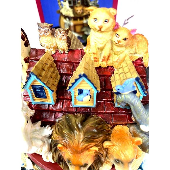 Music box San Francisco Music Box Noah's Ark Hinged Lid NIB - Picture 9 of 10